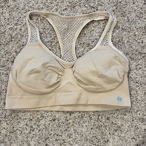 Miel Beige Sports Bra